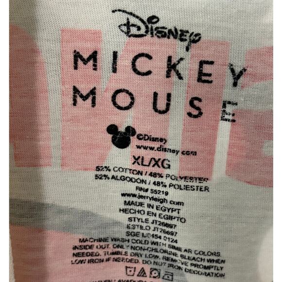Disney Retro Original Mickey Mouse 1928 Football Varsity Baseball T-Shirt-EUC-XL - Picture 5 of 5
